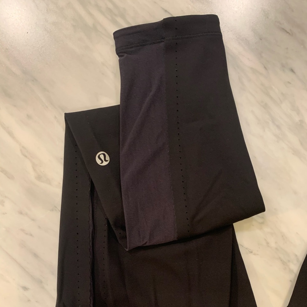 Lululemon Black Mesh Leggings